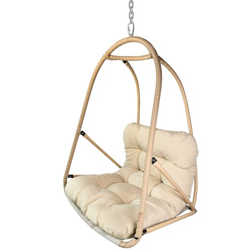 Egg Chair Indoor Outdoor Wicker Rattan Patio Basket Hanging