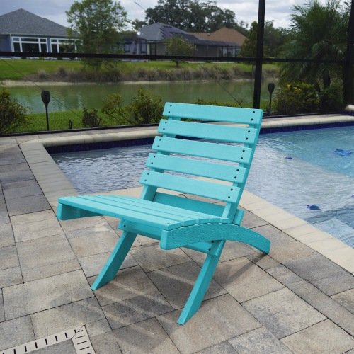 Grandcourt Fully Assembed All-Weather HDPE Outdoor Folding Patio Chair
