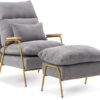 Accent Recliner with Ottoman Tiramisubest