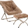 Saucer Chair with Ottoman